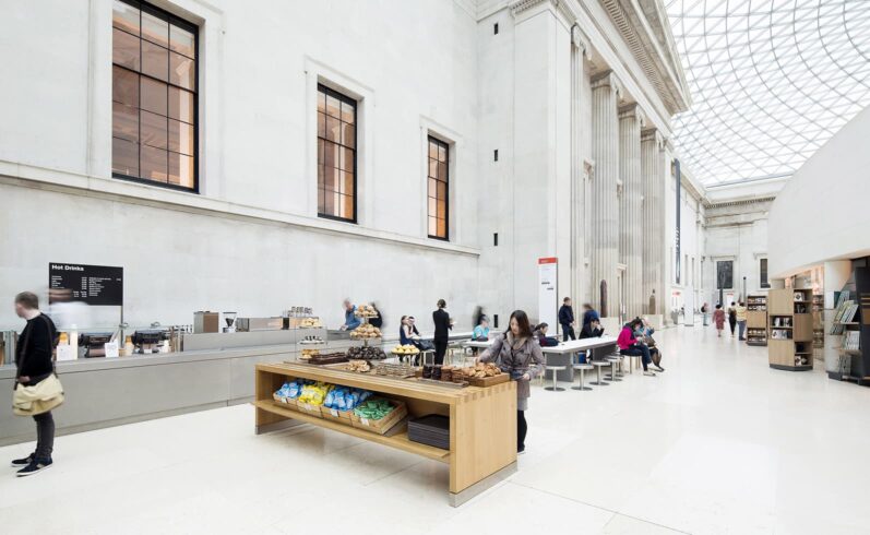 British Museum Gallery Cafe Interior
