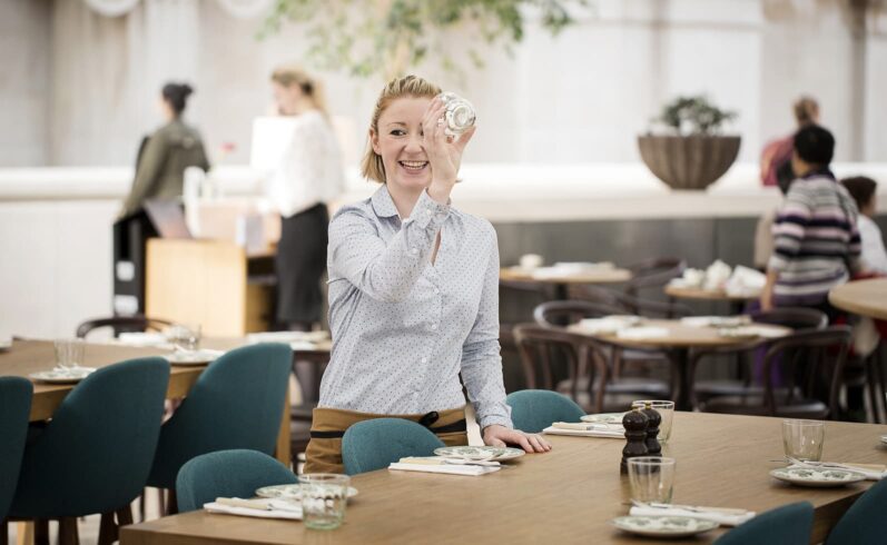 Benugo staff at The British Museum Gallery Cafe