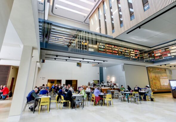 Interior of Bodleian Cafe