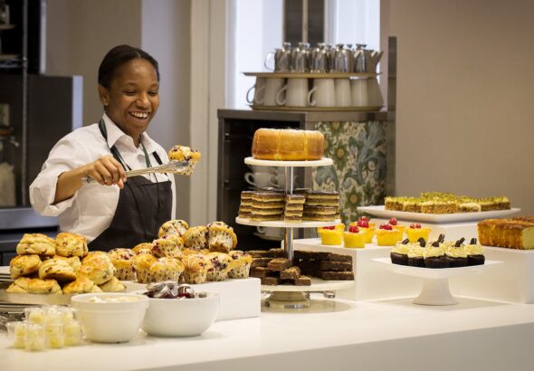 Benugo staff serving at the V&A