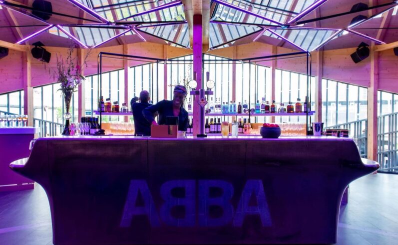 A photo of the arena bar