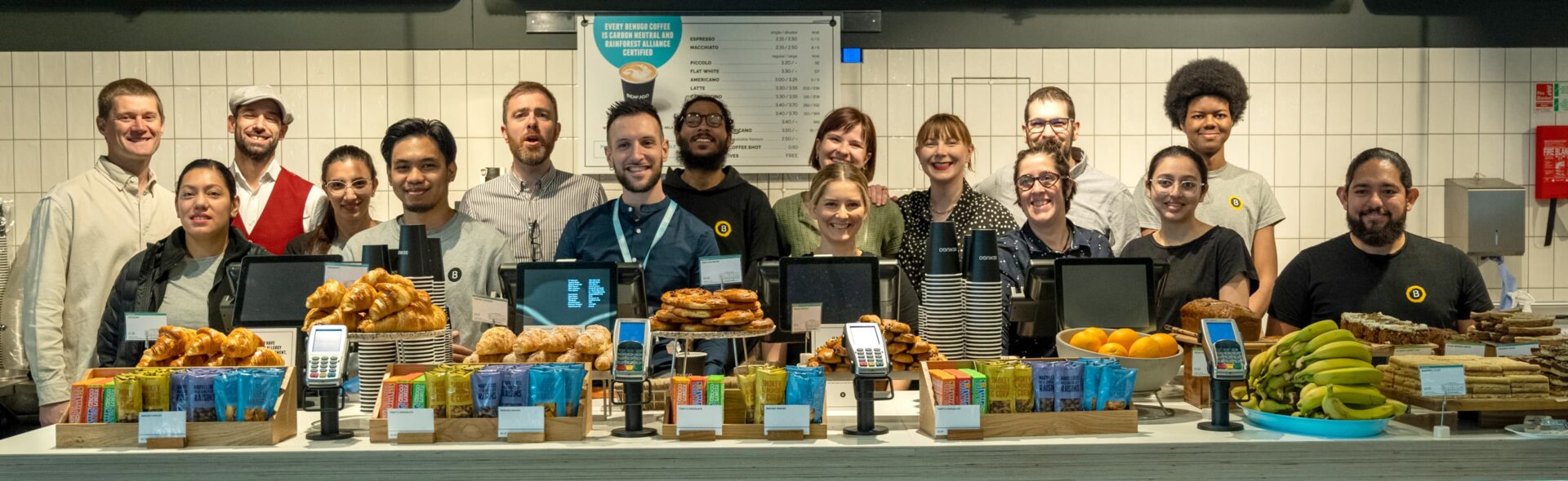 Group of Benugo employees