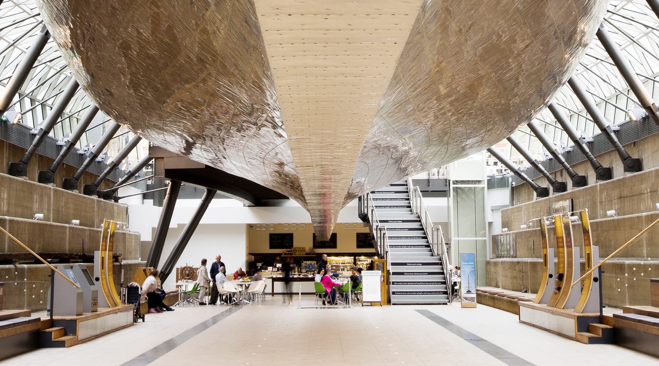 Cutty Sark museum interior